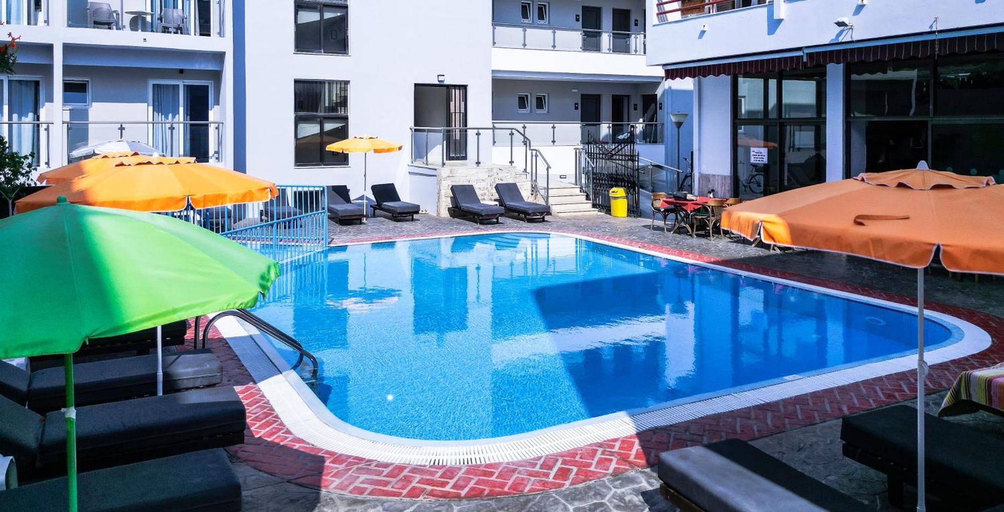 Poseidon Deluxe Apartments Cos Exterior foto